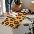 thumbnail image 4 of Yellow and Black Of Leopard Print Door Rugs,Washable Non Slip Door Mats Indoor,Decorative Door Mats,Entry Mat Indoor for Entrance,Bedroom,Kitchen,Bathroom,16"x24", 4 of 6