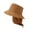 Coffee, variant on WEIYLL Sun Hat Women Men Unisex Summer Thin Fisherman Storage Bag Basin Quick Drying Outdoor Hiking Buchet Headwear Cap