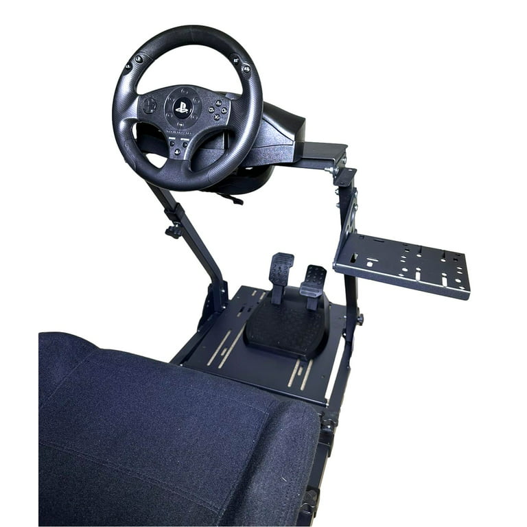 X Factor Gaming Chair Simulator Real Racing Seat Model Driving Platform with Steering Stand and Gear Shifter Mount, Reclining Professional Level Racing Seat Heavy Duty Adjustable Frame - Walmart.com