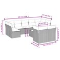 thumbnail image 2 of vidaXL Garden Sofa Set Beige, 2 of 4