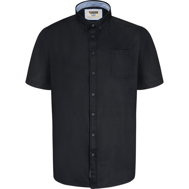 Duke Mens D555 James Oxford Kingsize Short-Sleeved Shirt
