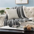 thumbnail image 4 of Plaid Canape Fleece Blanket - Gray Canape Throw 150CMx200CM, 4 of 5
