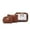 Cognac, variant on MKF Collection Laura Women's Cosmetic Punch 10 Pcs Sets, Small Travel Makeup Bag by Mia k. - Taupe