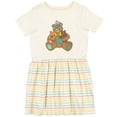 thumbnail image 3 of Inktastic Cute Hugging Teddy Bears Girls Toddler Dress, 3 of 5