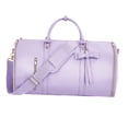 thumbnail image 4 of Bolsa de lona para ropa de mujer, bolsa de equipaje, bolsa de traje para viajes, vacaciones, acampada al aire libre Púrpura, 4 of 10
