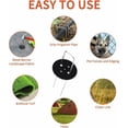 thumbnail image 4 of Grapas para jardinería, grapas de ancho ajustable para telas de control de malezas, mangueras de riego para exteriores, césped artificial, postes de cercas para mascotas y fijación de carpas (60, 4 of 5