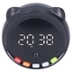 thumbnail image 5 of Reloj despertador Bluetooth multifuncional, altavoz, reloj despertador digital portátil con altavoz Bluetooth para dormitorio, oficina, negro G60Q (inducción del cuerpo humano), 5 of 5
