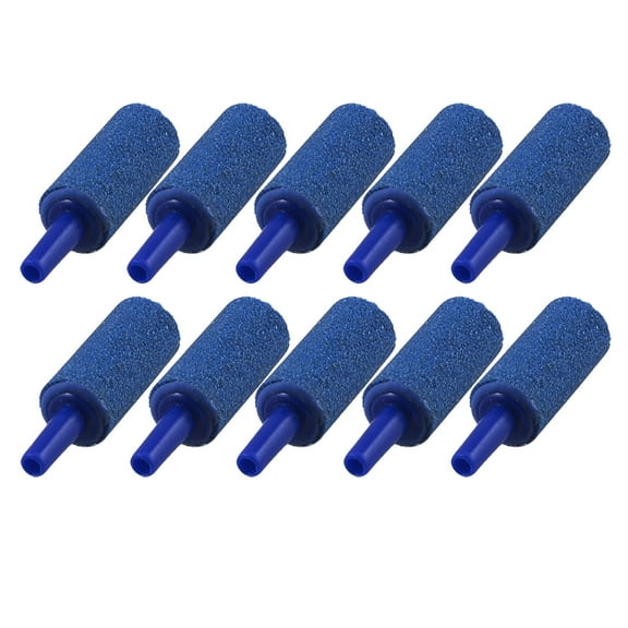 Unique Bargains 10 Pcs Blue Bubble Air Stones for Aquarium Fish Tank