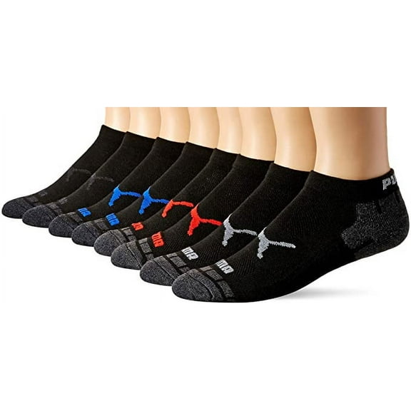 PUMA Men's 8 Pack Low Cut Socks