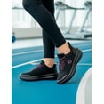 thumbnail image 3 of Tenis Walking Relax Para Mujer Charly® Textil Negro Ligeros negro 23.5, 3 of 10