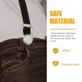 thumbnail image 2 of Bedsheet Clip Fasteners Metal Clothes Clamp Clips Everyday Use Silver Stainless Steel Suspender Clips 30Pcs, 2 of 2