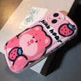 thumbnail image 4 of Strawberry Bear Graffiti Love Heart Case For iPhone 15 14 13 Pro Max 11 12 Mini 7 8 6s 6 Plus XS Max X XR Tpu Phone Cover, 4 of 5