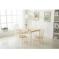 thumbnail image 3 of Boraam Windsor Farmhouse 5 Piece Dining Set in Cream and Natural, 3 of 8