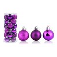 thumbnail image 3 of 24 bolas de Navidad de 3 cm, adornos para árbol de Navidad, bolas colgantes para árbol de Navidad, decoración para árbol de Navidad, regalo de Año Nuevo, 3 of 5