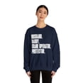 thumbnail image 3 of Crane operator Dad Fathers Day Birthday Ideas Sweatshirt, Gifts, Crewneck, 3 of 4