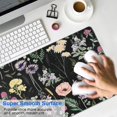 thumbnail image 4 of Long Mouse Pads for Desk,Pioneer Flower Floral Print Pattern Desk Mats on Top Of Desks, Desk Mouse Pad Extra Large with 3mm Non-Slip Base and Stitched Edge for Gaming,Office,Work,Home 35.4"x15.7", 4 of 6