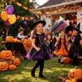 thumbnail image 4 of Halloween Witch Broom Prop - Detachable Party Costume Decoration for Adults and Teens A, 4 of 4