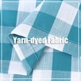 thumbnail image 6 of Plaid Valances Curtain, Rod Pocket Thicken Yarn Dyed Buffalo Check Gingham Curtains Valance, 6 of 9