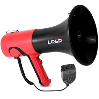 Pyle Portable Megaphone Bullhorn - Bluetooth Compatible PA Speaker