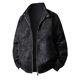 thumbnail image 1 of Ceisia Men's Casual Flip Collar Zipper Jacket with Pockets Oversized Contrast Hood Gift Outerwear, 1 of 6