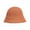 Caramel, variant on Women Vacation Bucket Hat Hollow Out Thin Solid Color UV Sunscreen Short Brim Foldable Lightweight Dome Dating Shopping Outdoor Cap