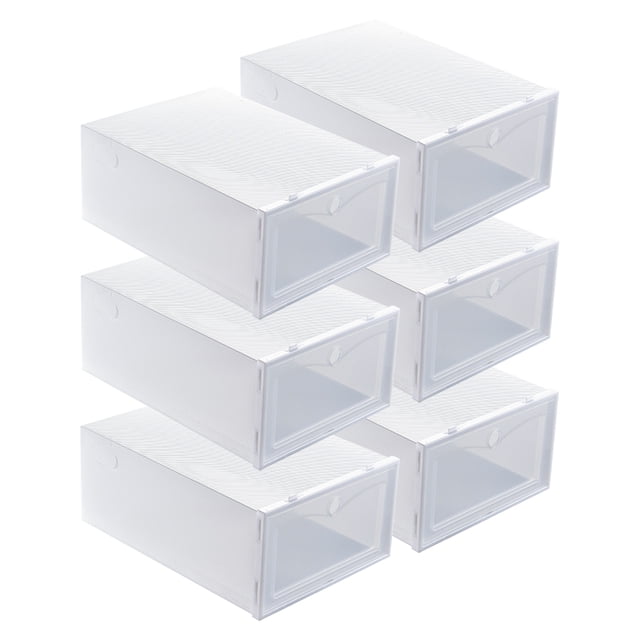 Caja de almacenamiento de zapatos ANGGREK 6 Unidades Apilables