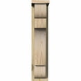 thumbnail image 2 of 6"W x 12"D x 28"H New Brighton Rough Sawn Corbel w/Backplate, Douglas Fir, 2 of 9