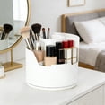 thumbnail image 4 of EGNMCR Rotating Desk Organizer Multi Compartment Storage Box For Pens Stationery Makeup Brushes Office Supplies And Small Items For Home Classroom And Workplace Plastics Storage Boxs, 4 of 8
