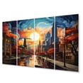 thumbnail image 2 of Designart "Pop Art Phoenix I" Phoenix Metal Wall Art Set, 2 of 5