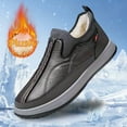 thumbnail image 2 of [Men's Slip-On Winter Boots] Easy Slip-On Closure Dad Boots for Snow Ice Everyday & Formal Use - Durable -like Material - Ideal Gift Men's Slip-On Winter Boots | Thermal Insulated Non-Slip PVC Sole |, 2 of 7