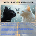 thumbnail image 3 of 1 Pcs 2D Flat License Plate Covers & Frames, Two Cats with For Decorative Front, Waterproof For Decoration Aluminum License Plate Covers & Frames Cover For Men Women, 12" X 6", 3 of 7