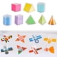 thumbnail image 4 of 8 piezas de sólidos geométricos, bloques multicolores de matemáticas tempranas, reconocimiento de formas, juguete de aprendizaje extraíble para ayuda, 4 of 9
