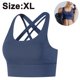 thumbnail image 1 of 1 pieza de sujetador deportivo de alto impacto para mujer, con espalda cruzada, sexy, para correr, 1 of 8