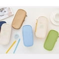 thumbnail image 3 of Matoen Large Capacity Pencil Case with Zipper Pencil Pouch for Office Student Canvas Stationery Storage Bag, 3 of 5