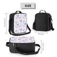 thumbnail image 2 of Balery Lavender Flowers Caja de Almuerzo y Bolsa de Almuerzo para Hombres y Mujeres, Bolsa de Almuerzo Reutilizable con Gran Capacidad, Bolsa de Almuerzo Aislada, 2 of 7