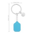 thumbnail image 2 of CRAFTHROU 2pcs Tennis Racket Keyring Zinc Alloy Mini Pickleball Paddle Charm Decoration for Sports Enthusiasts Birthday, 2 of 8