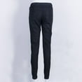 thumbnail image 3 of AMERTEER Women‘ s Mid Rise Skinny Jeans Drawstring Elastic Waist Denim Pants, 3 of 4