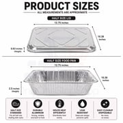 VeZee Chafing Dish Buffet Party Set 36 pc with Servers and Warmers, Serving Kit Includes Fuel, Wire Racks, Foil Pans