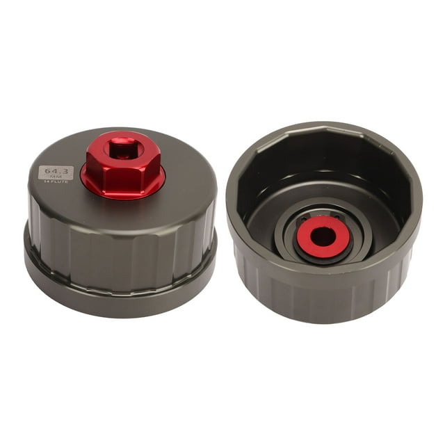 Oil Filter Removal Tool, 64.3mm Rugged Construction Oil Filter Wrench For Highlander Prius Camry