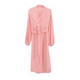 thumbnail image 1 of Maoww Robe de Nuit Décontractée à Manches Longues pour Filles, Style Simple, Rose P, 1 of 7