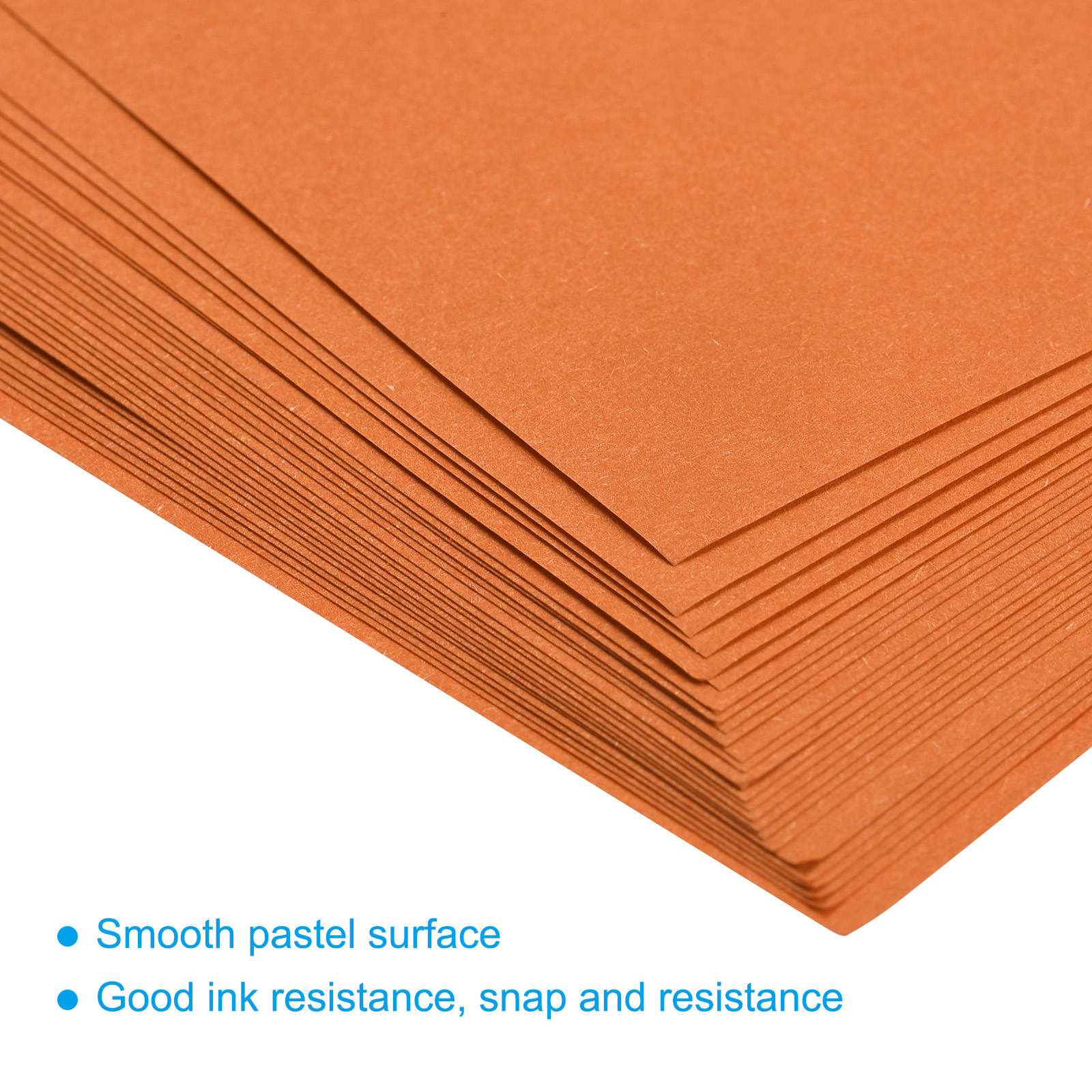 Colored Cardstock for DIY Card Making, Scrapbooking, Gift Decor, Education, Office Printing | Harfington, Orange Red / 25pcs