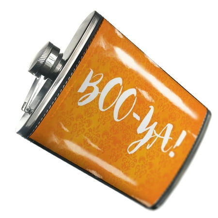 

NEONBLOND Flask BOO-YA! Halloween Orange Wallpaper