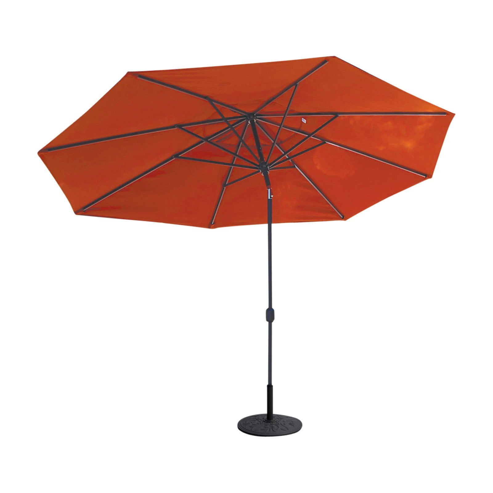Galtech Sunbrella 11 x 8 ft. Aluminum Oval Patio Umbrella