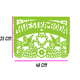 thumbnail image 4 of Adorno de PAPEL PICADO ARTEMEX Boda Multicolor para fiesta 10 Pzas, 4 of 4
