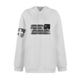 thumbnail image 4 of GIPQJK Graphic Hoodies for Men American Flag Design Hooded Sweatshirts Fall Fashion 2024 Hoodie Big and Tall Long Sleeve Tops with Pockets,White XL, 4 of 5