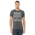 thumbnail image 2 of 40th Birthday VINTAGE 1983 Men's T-shirt, M, Charcoal, 2 of 3