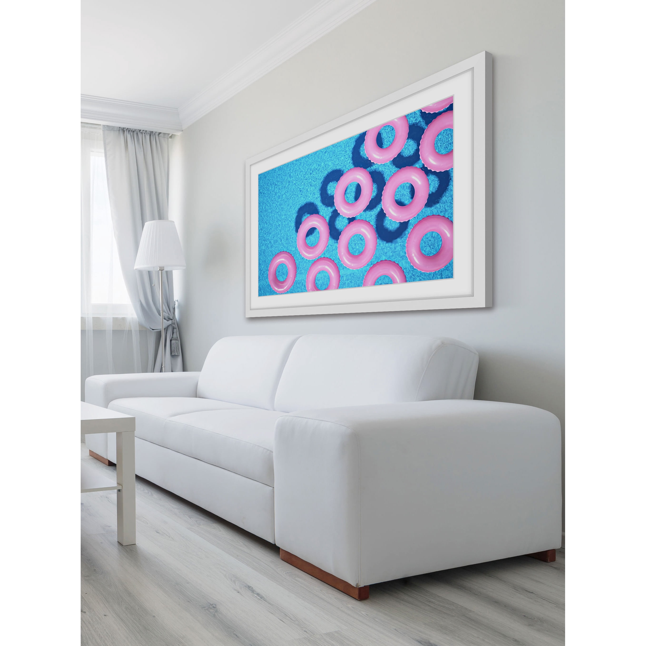 Marmont Hill "Pink Tubes" Framed Painting Print