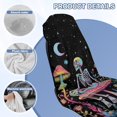 thumbnail image 4 of ZUXONGSY Car Seat Cover Towel Skeleton Mushroom Print Car Seat Cover Protector Front Seats Breathable Bucket Seat Protector Universal Fit for Suvs Vans Trucks, 4 of 8