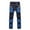Blue, variant on UTTOASFAY Pants for Men Snow Fashion Waterproof Men'S Work Clothes Slim Straight Leg Pants