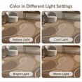 thumbnail image 7 of ODIKA 2'x3' Warm Earth Tones Abstract Design Washable Doormat Modern Shapes with Fluid Lines for Entryway, Kitchen, Laundry Room, Non-Slip, Low Pile, 7 of 7